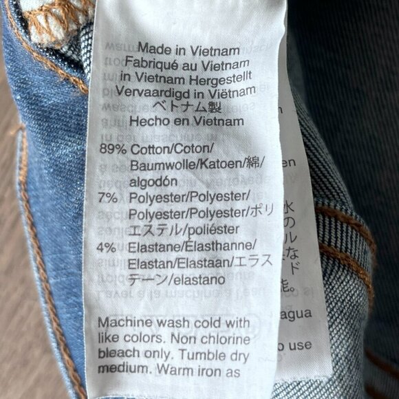 Madewell Mid Rise Ankle Jeans Size 25P Blue Stretch Denim Petite Classic - Picture 4 of 8